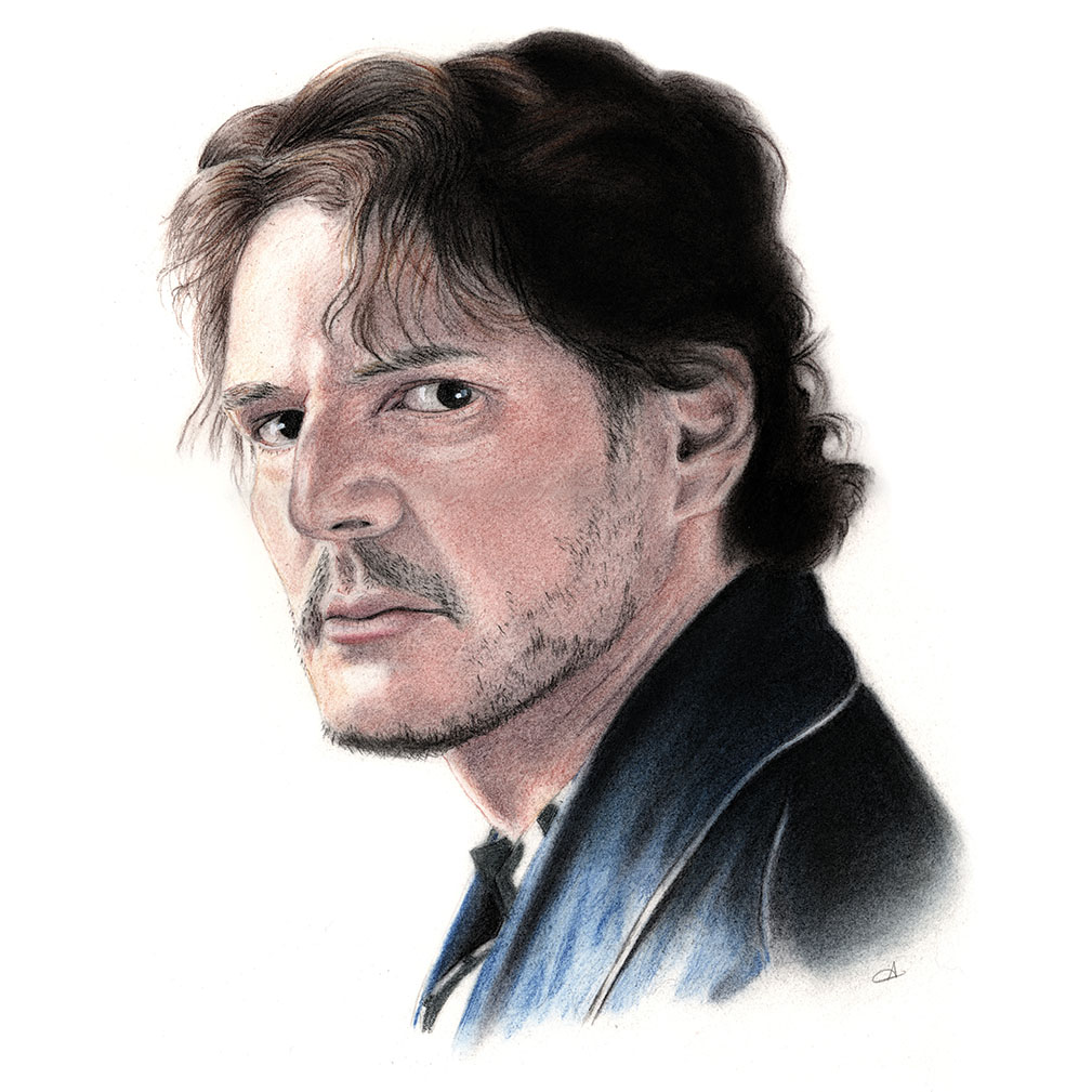 dessin portrait fusain souvenir être cher